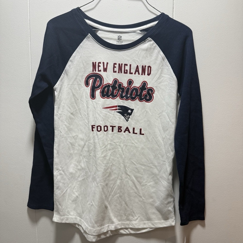 New England Patriots NFL Girls Shirt Size Large 10/12 NEW WITH‎ TAG
